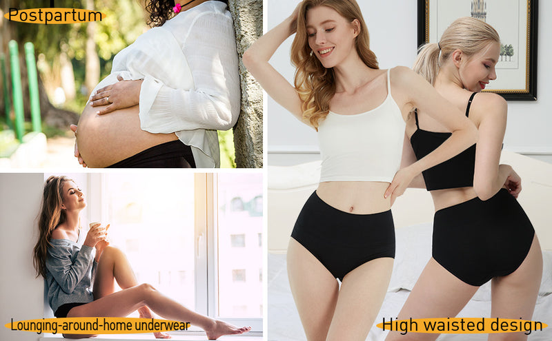 Maternity High Waisted Soft Cotton Panties