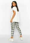 Maternity Check Tapered Pants