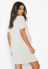 Maternity Polka Dot Button Front Nightgown