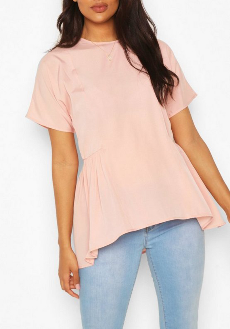 Dip hem smock top hotsell