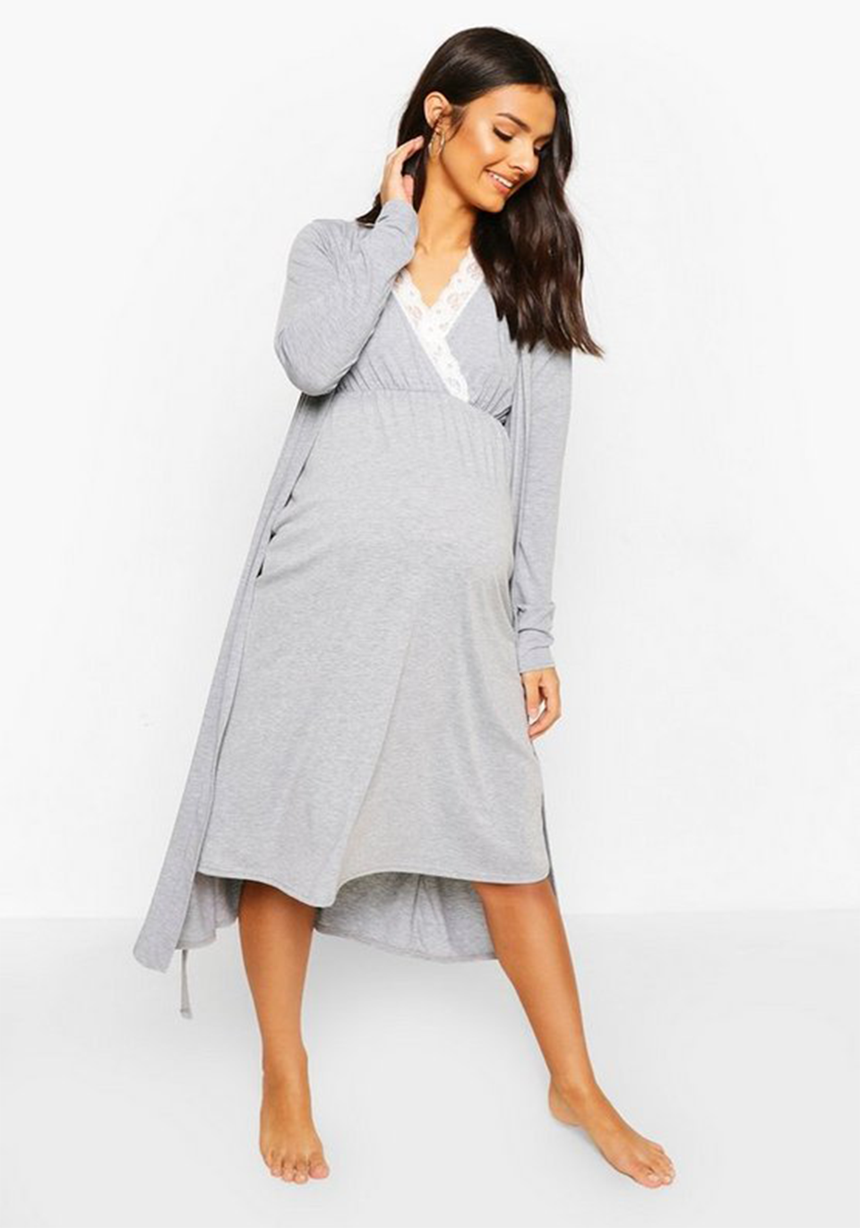 Nursing nightdress best sale