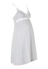 Maternity Lace Trim Nursing Nightgown
